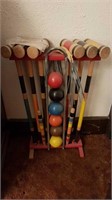 VINTAGE CROQUET SET