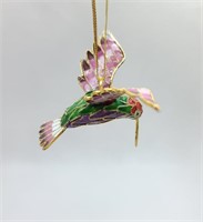 Cloisonne Hummingbird Ornament