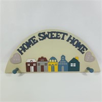 Home Sweet Home Wall Hanging With Pegs
