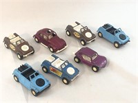 Lot of 7 Tootsie Toy Cars
