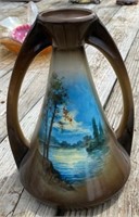 8 1/2" Hand Painted Bonn German Vase