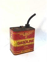 Vintage Red and Yellow 1.5Gal Stancan Gas Can