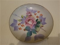 Nine Flower Print Collector Plates