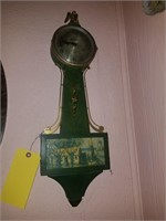 Antique Ingraham 8 Day Banjo Clock