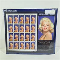 Marilyn Monroe Collectible Sheet Of Stamps