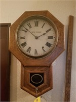 Oak Seth Thomas Pendulum Wall Clock
