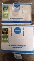 2 boxes of 26" x 36" garbage bags