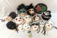 Marci Gras Porcelain Masks, Jewelry, Wall Decor