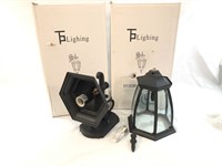 2 New Outdoor Carriage Lights