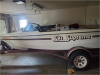 Boat, Ski Supreme W/ Trailer