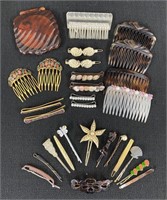 Vtg-Now Hair Accessories-Combs/Barrettes/Misc