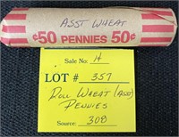 Roll Wheat Pennies-Assorted Years-#6