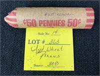 Roll Wheat Pennies-Assorted Years-#12