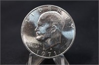 1971-S Uncirculated Eisenhower Silver Dollar