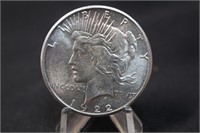 1922-S Uncirculated Silver U.S. Peace Dollar