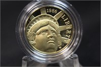 1986 $5 U.S. Gold Commemorative Coin