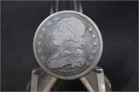1833 Capped Bust Silver Quarter