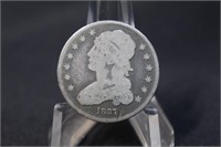 1837 Capped Bust Silver Quarter