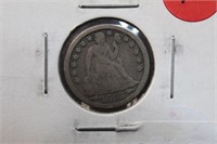1853 w/arrows Seated Liberty Silver Dime