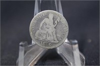 1890 Seated Liberty Silver Dime