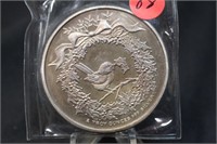 Vintage 2oz .999 Pure Silver Coin