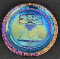 Carnival Glass Liberty Bell Bicentennial Plate