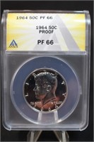 1964 SP66 Kennedy Silver Half Dollar