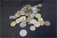 Lot of 79 Foreign Coins