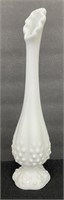 Fenton White Milk Glass Bud Vase