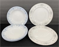 Noritake China Bowls (3) Diane Plates (2) Lot