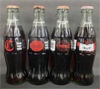 Commemorative Coca-Cola Bottles-Elvis & Cincy Reds