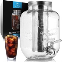 Gallon Cold Brew Coffee Maker Extra Thick Glass