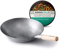 Round Bottom Carbon Steel Wok Pan