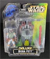 NIP Deluxe Boba Fett Star Wars Figure Rocketpack