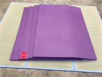 Lot of 4 Yoga Mats,  Purple