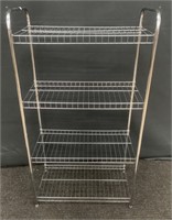 Silver Metal Wire Rack