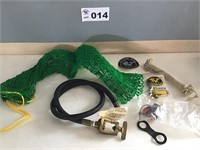 NET BAG, ROPE, MISC HARDWARE FOR SCUBA EQUIP