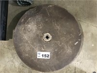 GRINDING STONE 22” x 3”  SMALL ROUND HOLE