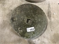 GRINDING STONE 21”  x 2”  SQUARE HOLE
