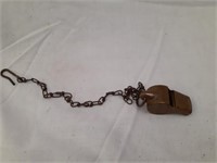 Regulation U.S. Army Whistle. Solid Brass