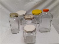 Lot of Vintage Jars incl. Store Jars