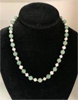 Jade and Pearl Necklace