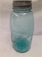 No. 33 Half Gallon Ball Blue Jar