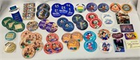 56 Assorted Collectible Disney Button Pins