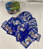 217 Assorted Pokémon Cards in Tin