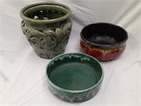 3 Pcs of Art Pottery