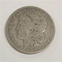 1885 Morgan Sliver Dollar Coin