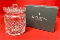 Signed Waterford Biscuit Jar with Box