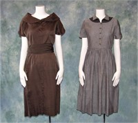 2 1960s Cotton Dresses, 1960