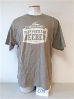 Bridgeport "Keep Portland Beered" T-Shirt - Sz XL